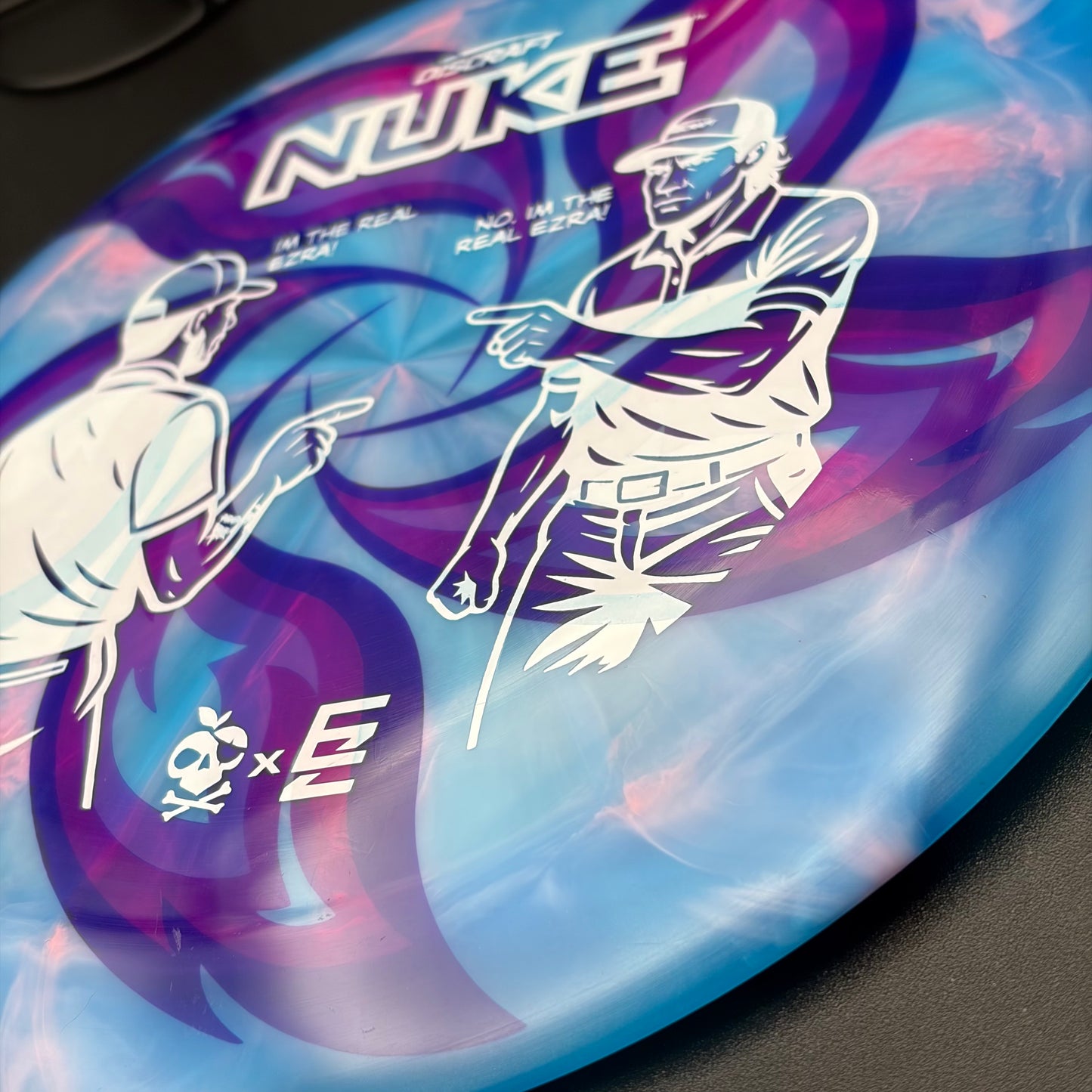 Lore | Discraft Ezra Battle "ESP" Swirl Nuke | White/Holo Ghost | 174g