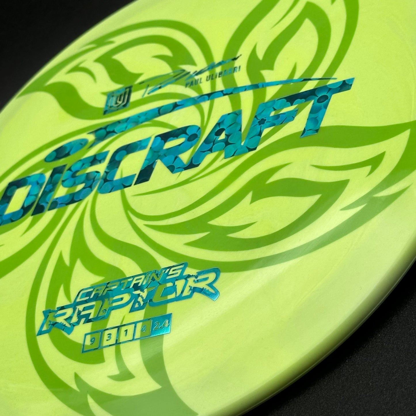 Lore | Discraft 2022 Paul Ulibarri ESP Captain's Raptor | Blue Flowers/Silver Flowers | 173g
