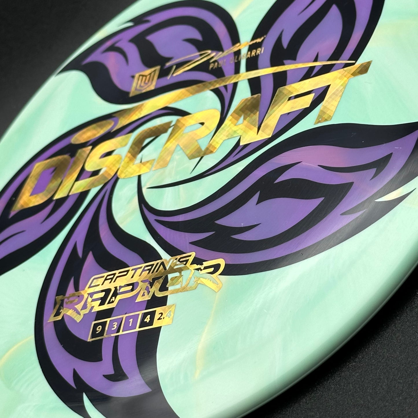 Lore | Discraft 2022 Paul Ulibarri ESP Captain's Raptor | Gold Squares/Genuine Original | 176g