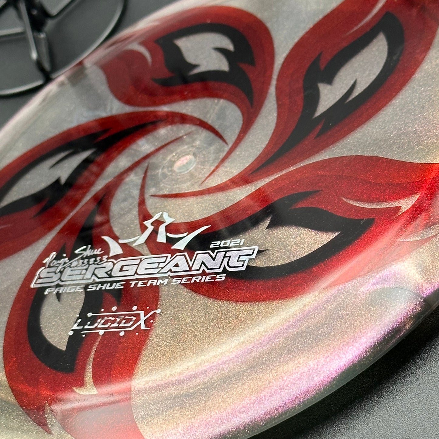 Lore | Dynamic Discs 2021 Paige Shue Team Series Lucid X Glimmer Sergeant | Silver/Holo Ghost | 175g