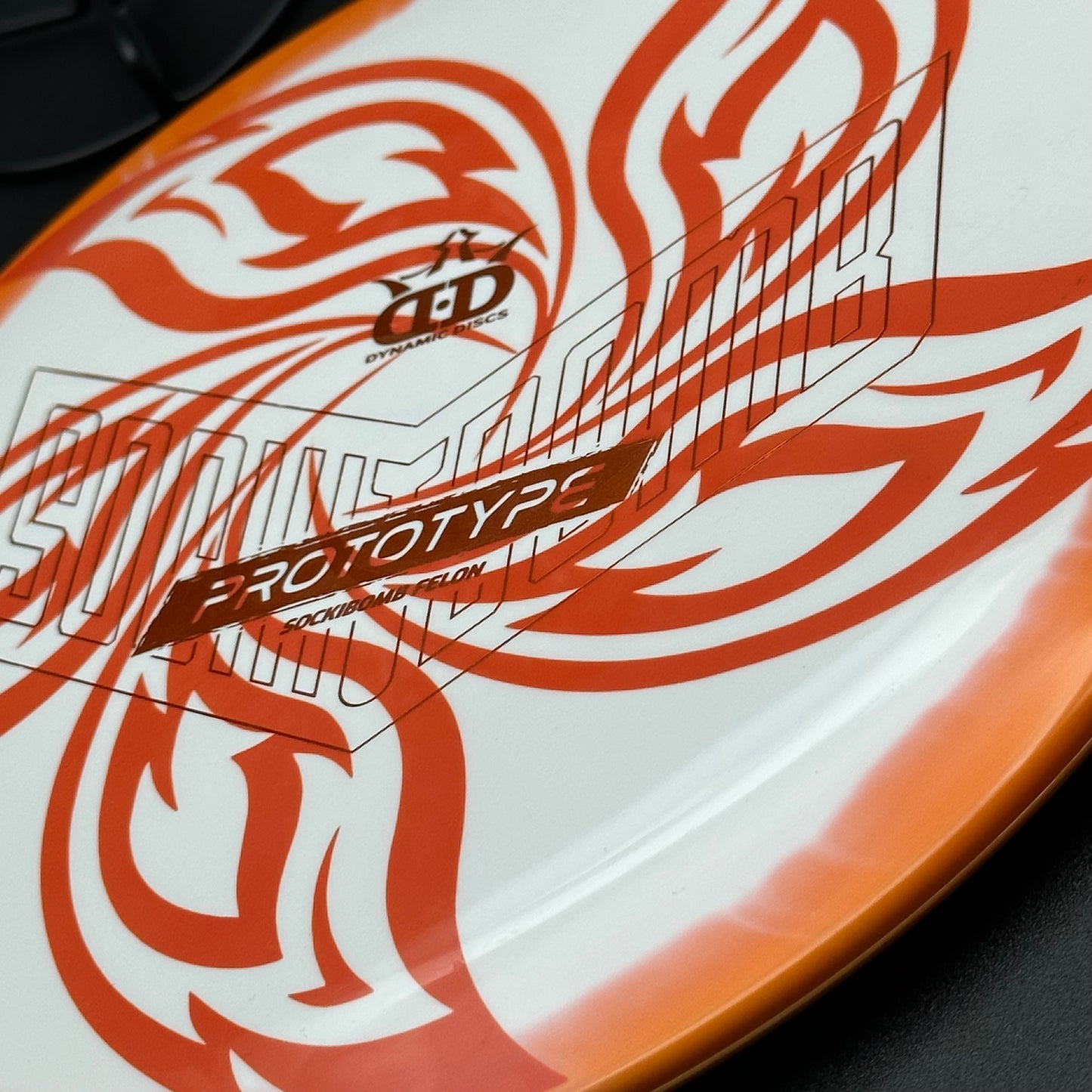 Lore | Dynamic Discs Ricky Wysocki Prototype Supreme Orbit Sockibomb Felon | Orange/Money | 175g