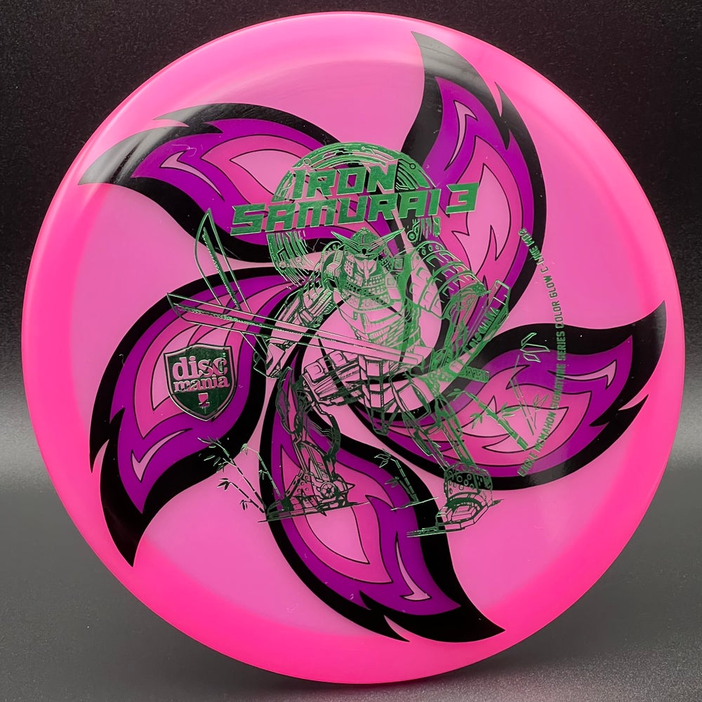LORE | Discmania Eagle McMahon Iron Samurai 3 Color Glow C-Line MD3 | Green Stamp | 181g #3
