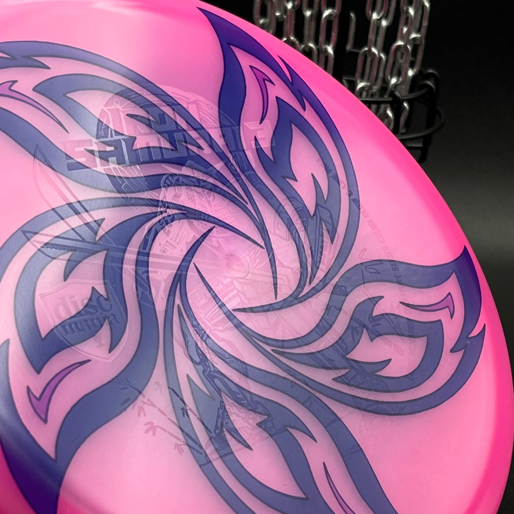 LORE | Discmania Eagle McMahon Iron Samurai 3 Color Glow C-Line MD3 | Wiped Stamp | 180g