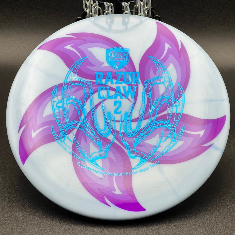 LORE | Discmania Eagle McMahon Signature Series Razor Claw 2 Vapor Lux Tactic | Blue Stamp | 175g