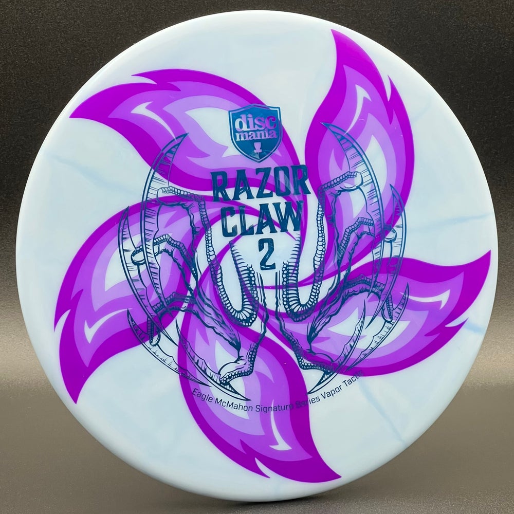 LORE | Discmania Eagle McMahon Signature Series Razor Claw 2 Vapor Lux Tactic | Blue Stamp | 175g
