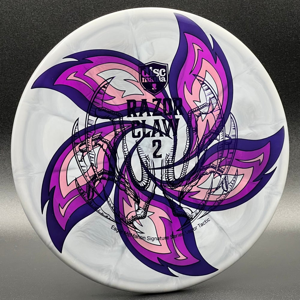 LORE | Discmania Eagle McMahon Signature Series Razor Claw 2 Vapor Lux Tactic | Purple Stamp |176g#2