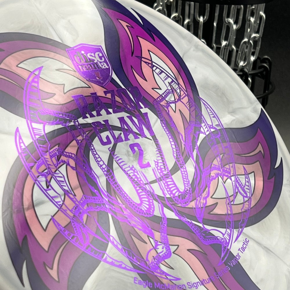 LORE | Discmania Eagle McMahon Signature Series Razor Claw 2 Vapor Lux Tactic | Purple Stamp |176g#2