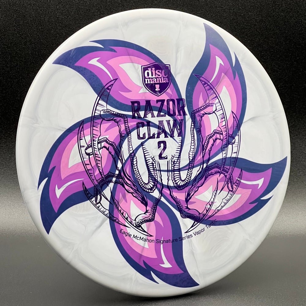 LORE | Discmania Eagle McMahon Signature Series Razor Claw 2 Vapor Lux Tactic | Purple Stamp | 176g