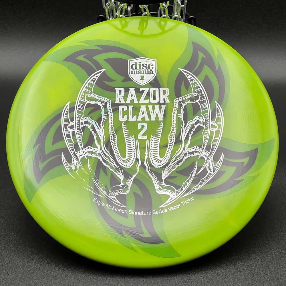 LORE | Discmania Eagle McMahon Signature Series Razor Claw 2 Vapor Lux Tactic | Silver Stamp | 177g