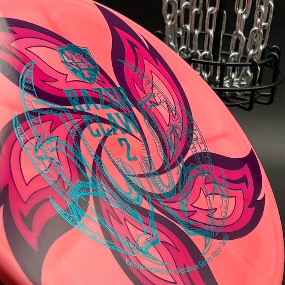 LORE | Discmania Eagle McMahon Signature Series Razor Claw 2 Vapor Lux Tactic | Teal Stamp | 176g