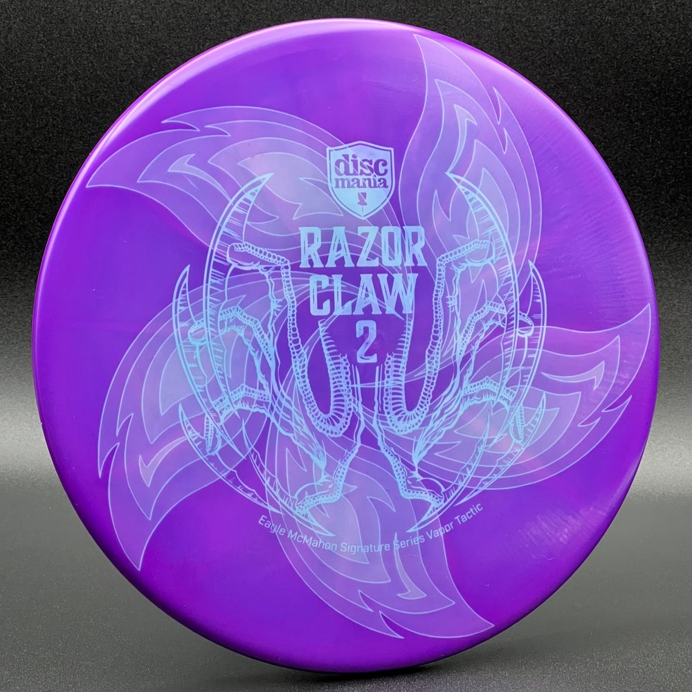 LORE | Discmania Eagle McMahon Signature Series Razor Claw 2 Vapor Lux Tactic | Wiped Stamp | 177g