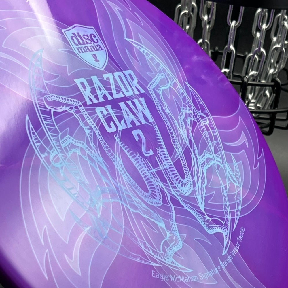 LORE | Discmania Eagle McMahon Signature Series Razor Claw 2 Vapor Lux Tactic | Wiped Stamp | 177g