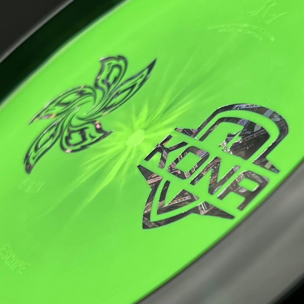 LORE | Dynamic Discs 2022 Kona Panis Tour Series Orbit Escape | Black/Money Stamp | 175g #6