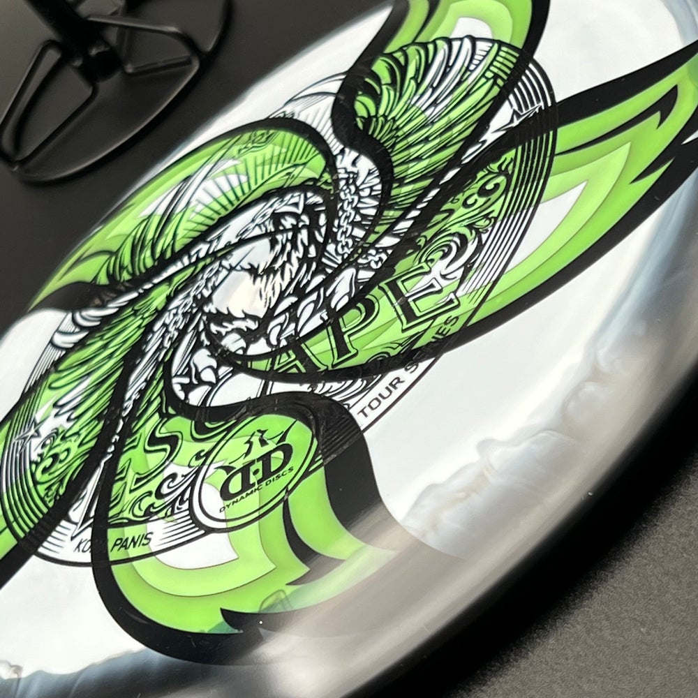 LORE | Dynamic Discs 2022 Kona Panis Tour Series Orbit Escape | Black/Money Stamp | 176g #5