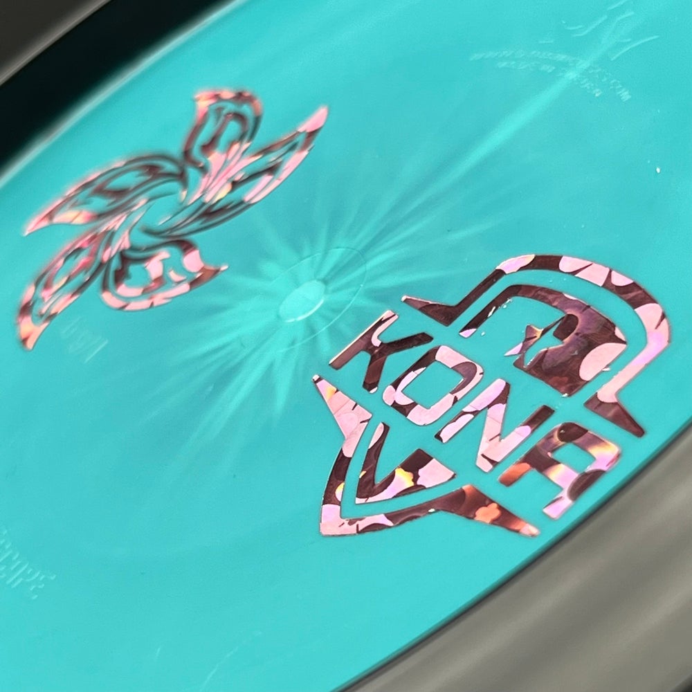 LORE | Dynamic Discs 2022 Kona Panis Tour Series Orbit Escape | Black/Pink Flowers Stamp | 175g #7