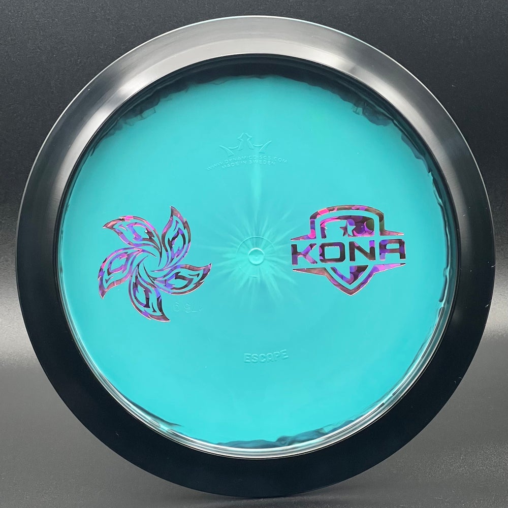 LORE | Dynamic Discs 2022 Kona Panis Tour Series Orbit Escape | Black/Pink Flowers Stamp | 175g #7