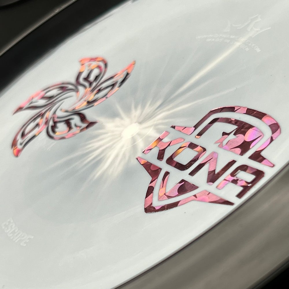 LORE | Dynamic Discs 2022 Kona Panis Tour Series Orbit Escape | Black/Pink Flowers Stamp | 175g #8