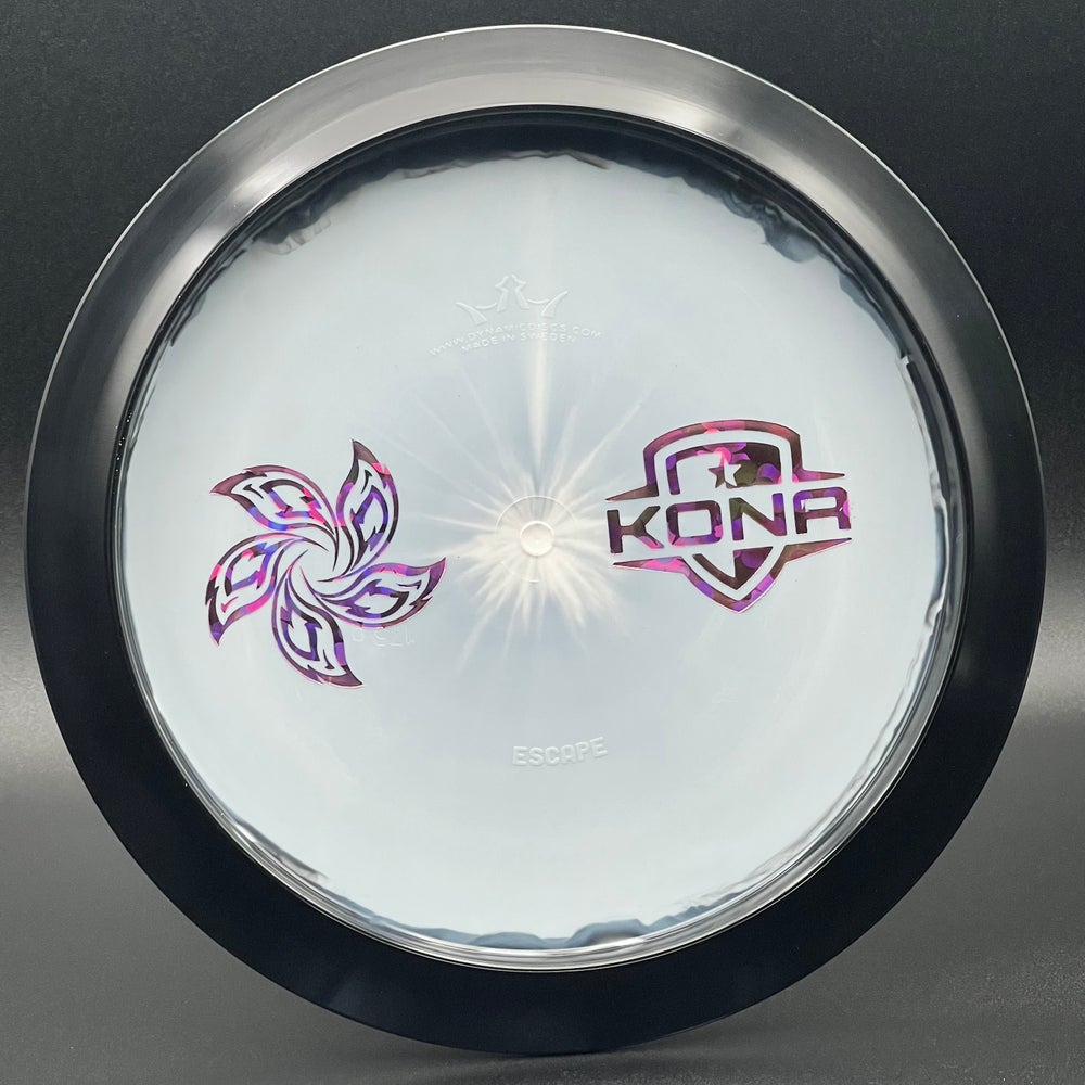 LORE | Dynamic Discs 2022 Kona Panis Tour Series Orbit Escape | Black/Pink Flowers Stamp | 175g #8