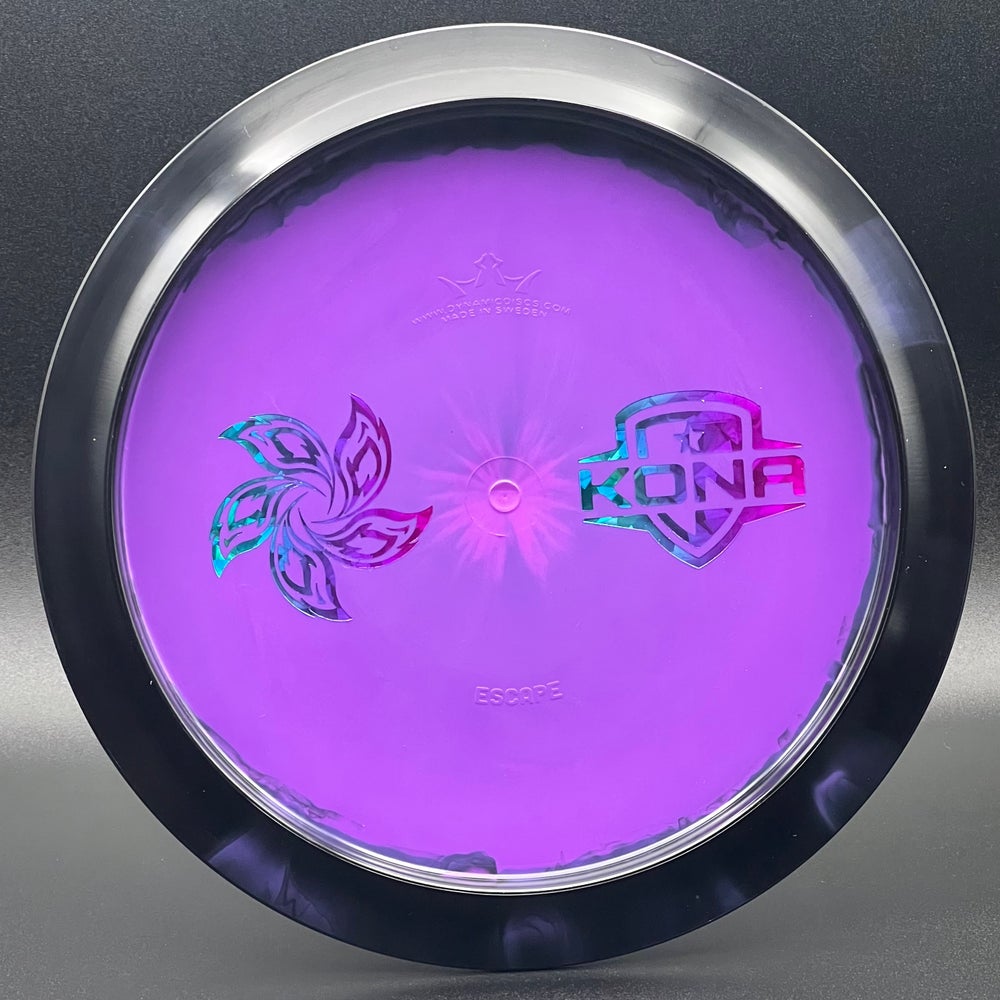 LORE | Dynamic Discs 2022 Kona Panis Tour Series Orbit Escape | Black/Shatterberry Stamp | 175g #13