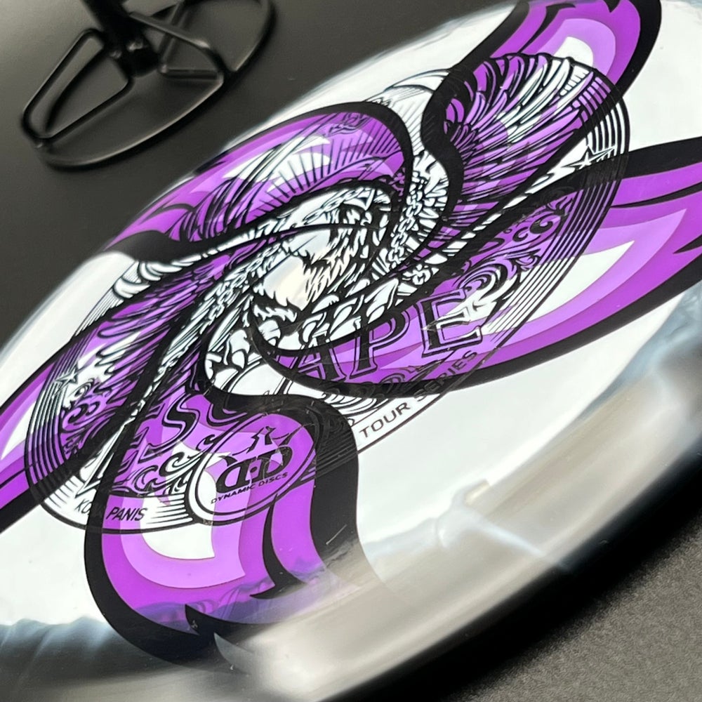 LORE | Dynamic Discs 2022 Kona Panis Tour Series Orbit Escape | Black/Shatterberry Stamp | 175g #14
