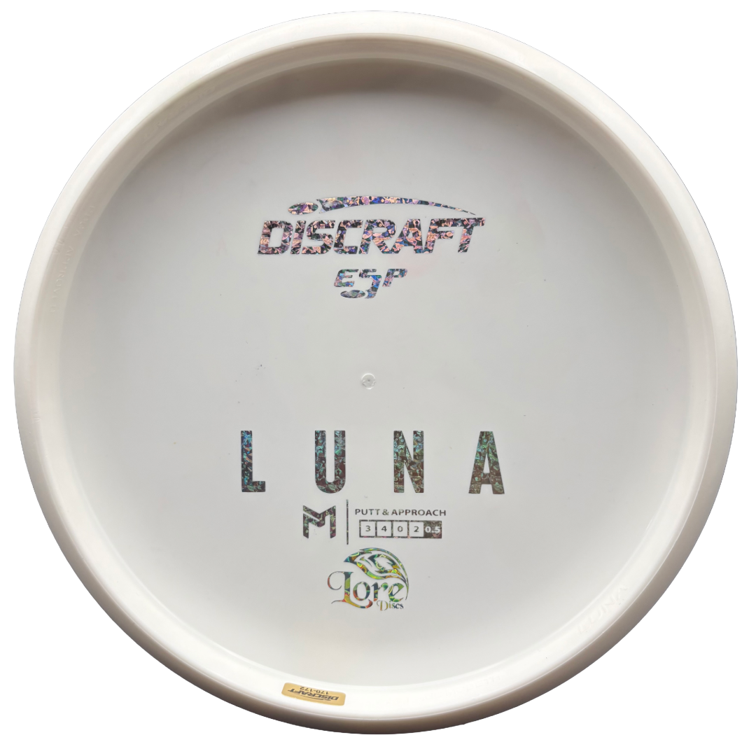 Lore Vines | Discraft ESP Luna | Silver Microshatter/Silver Hearts | 172g
