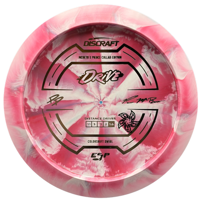 Lore | Discraft PMP x PP Collab Colorshift Swirl ESP Drive | Metal/Black Hidden Stars | 170g