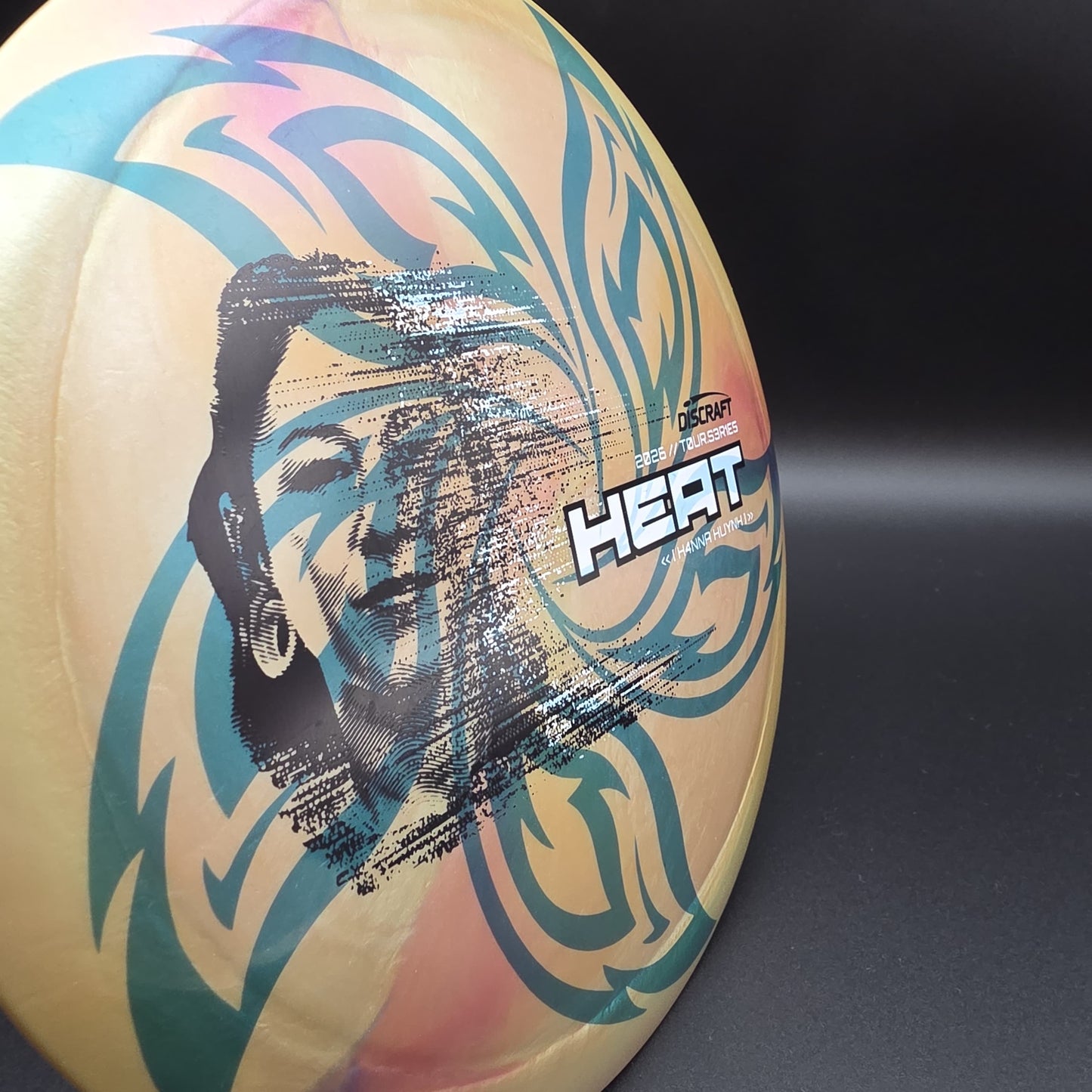 Lore | Discraft 2026 Hanna Huynh Tour Series Big Z/Ti Heat | Black/White/Silver Hearts | 175g