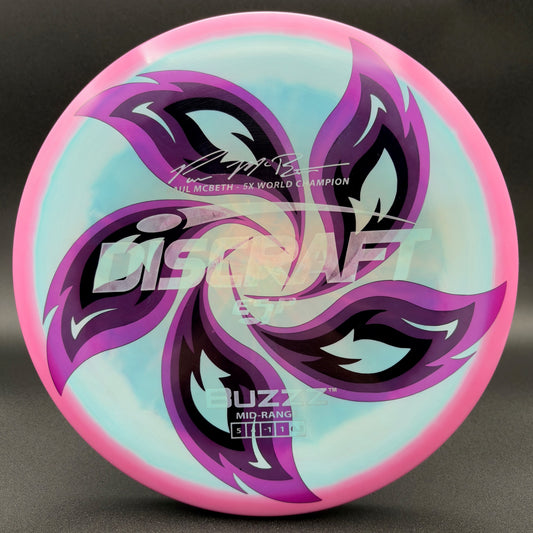 Lore | Discraft Paul McBeth 5x ESP Buzzz | Wiped/Pink Flowers | 180g