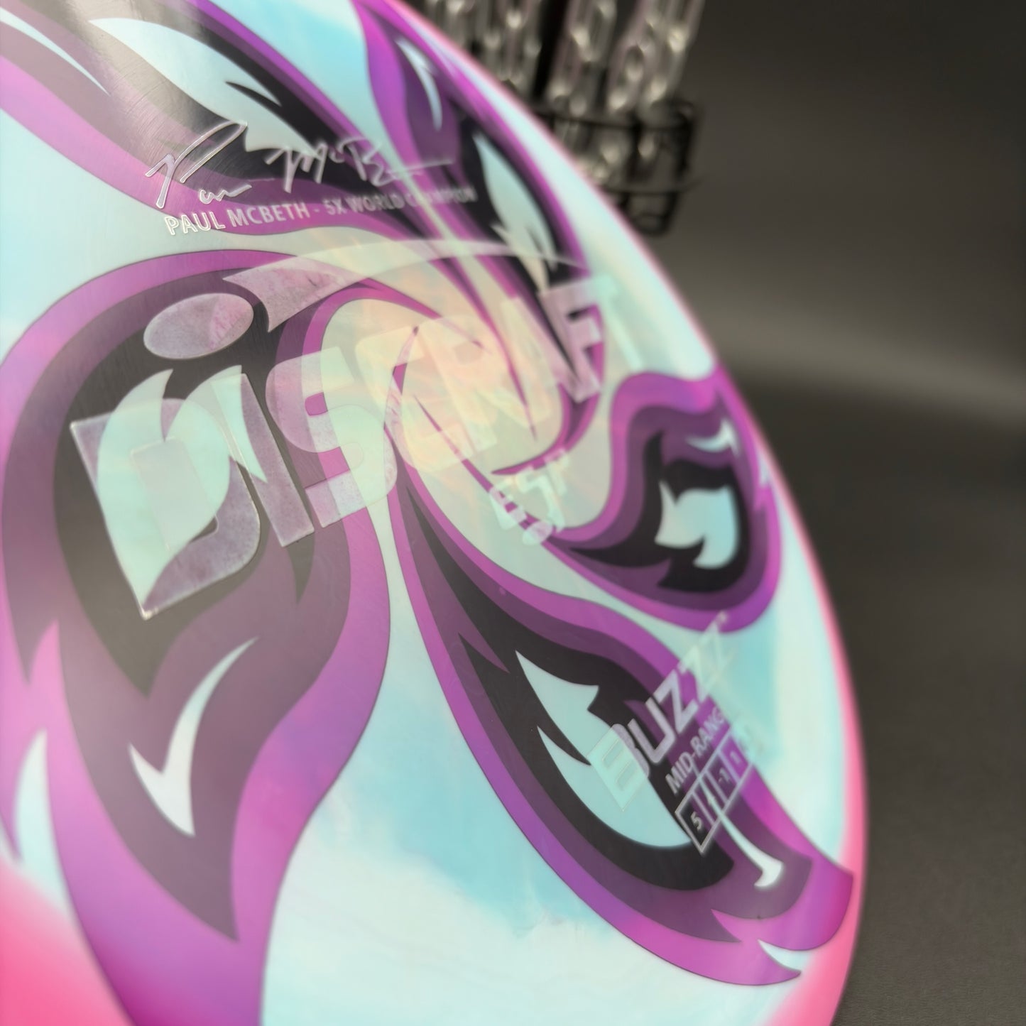 Lore | Discraft Paul McBeth 5x ESP Buzzz | Wiped/Pink Flowers | 180g