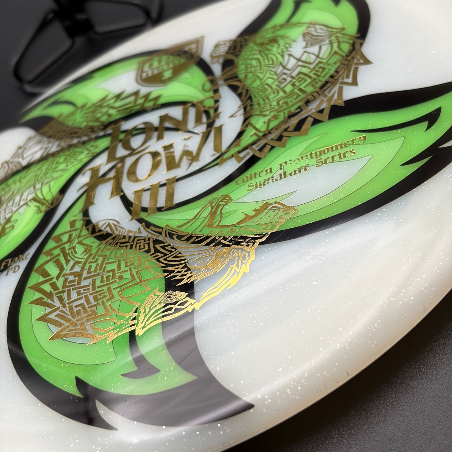 Lore | Discmania Colten Montgomery Signature Series Lone Howl 3 Metal Flake C-Line PD | Gold/Holo Green | 171g