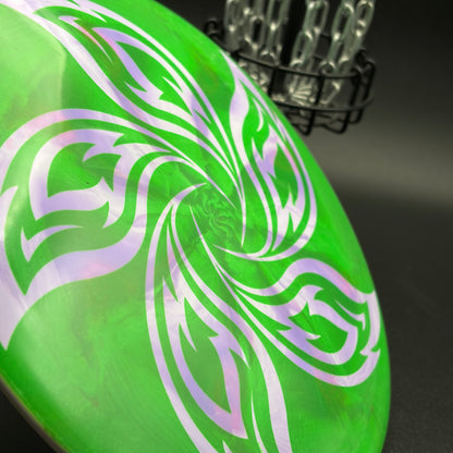 Lore | Discraft PMP x PP Collab Colorshift Swirl ESP Anax | Purple Lines/Green Holo | 173g