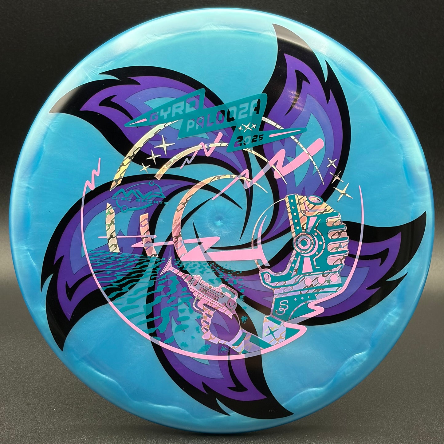 Lore | Streamline 2025 Gyropalooza Plasma Echo | Teal/Chains/Pink/Holo Purple | 177g