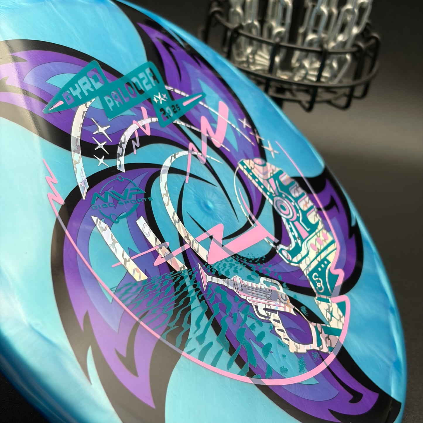 Lore | Streamline 2025 Gyropalooza Plasma Echo | Teal/Chains/Pink/Holo Purple | 177g