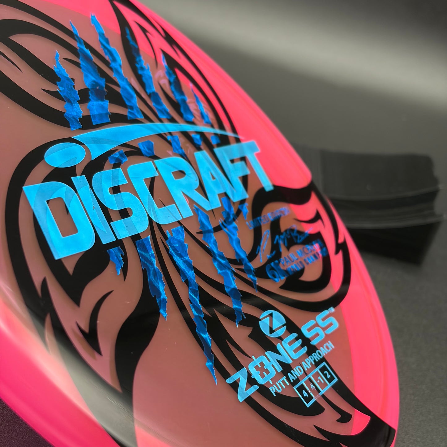 Lore | Discraft Paul McBeth 6x Claw Limited Edition Z Zone SS | Blue Holo/Blue Cell/Holo Ghost | 176g