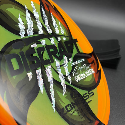 Lore | Discraft Paul McBeth 6x Claw Limited Edition Z Zone SS | Black/Holo McBeth/Holo Ghost | 175g
