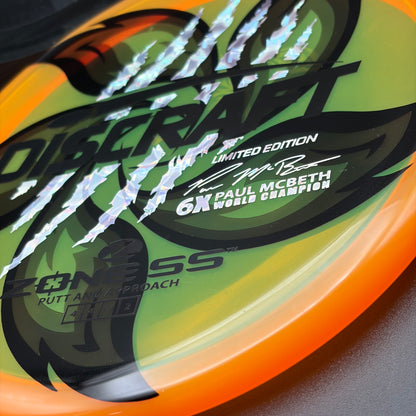 Lore | Discraft Paul McBeth 6x Claw Limited Edition Z Zone SS | Black/Holo McBeth/Holo Ghost | 175g
