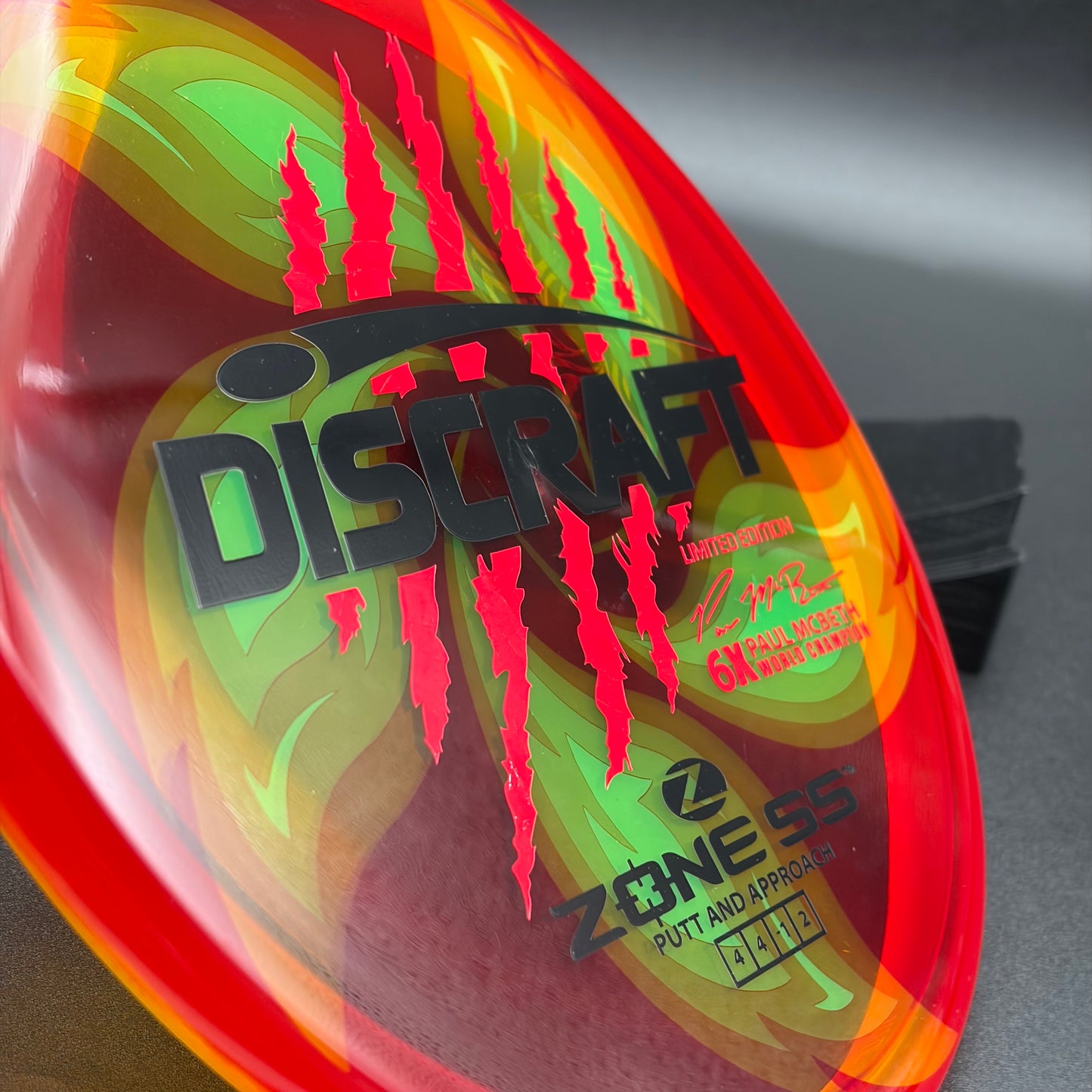Lore | Discraft Paul McBeth 6x Claw Limited Edition Z Zone SS | Black/Red Holo/Holo Ghost | 174g