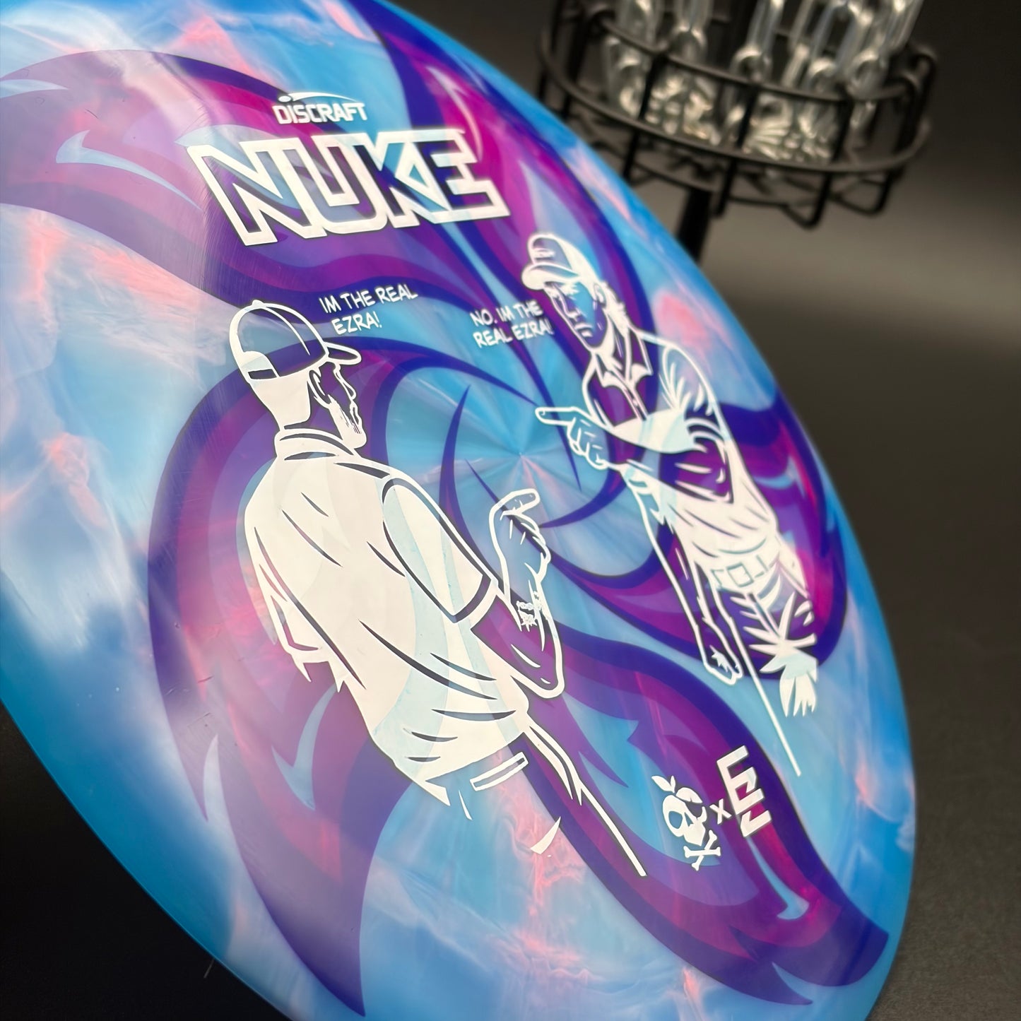 Lore | Discraft Ezra Battle "ESP" Swirl Nuke | White/Holo Ghost | 174g