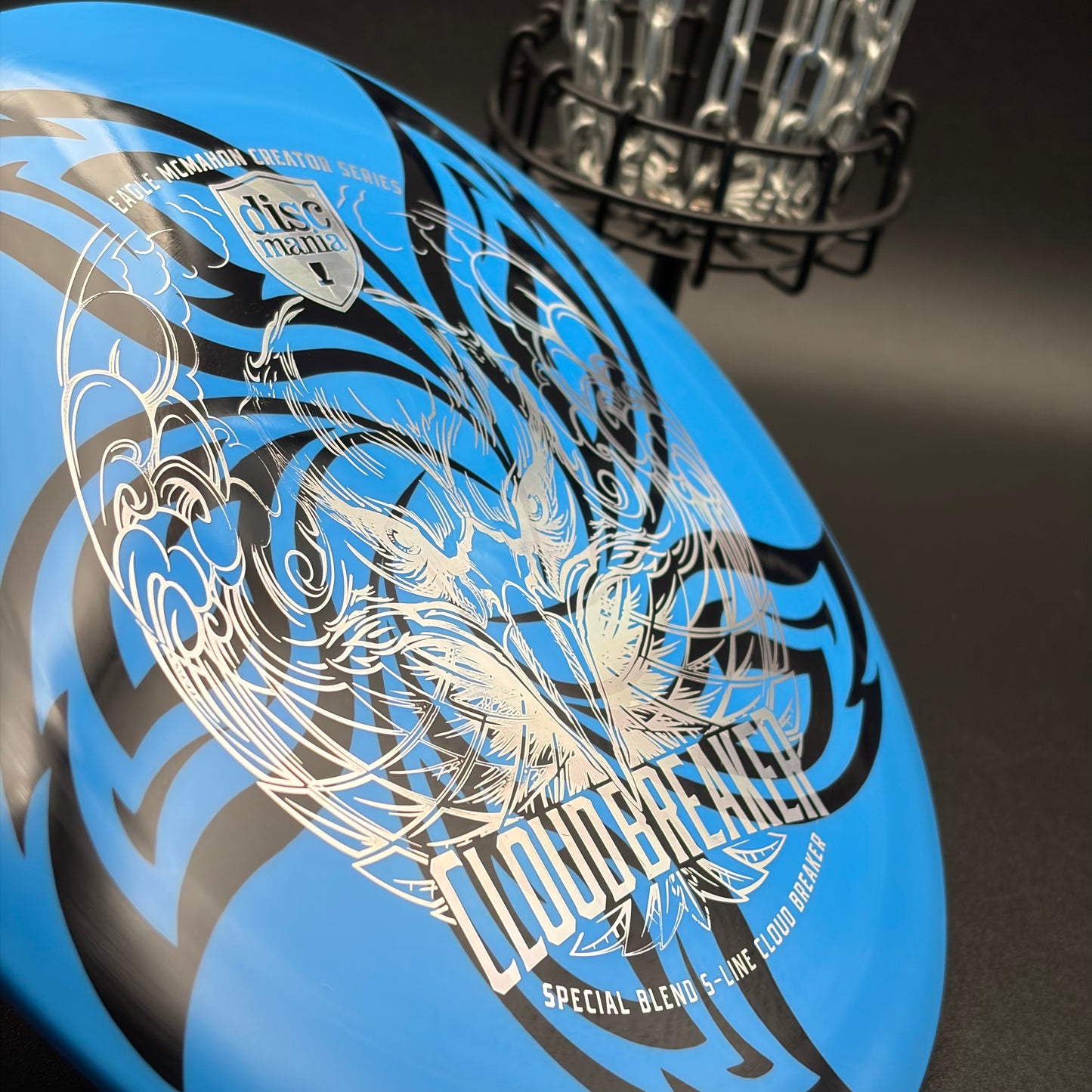 Lore | Discmania Eagle McMahon Creator Series Special Blend S-Line Cloud Breaker | Silver Holo/Silver Flowers | 174g