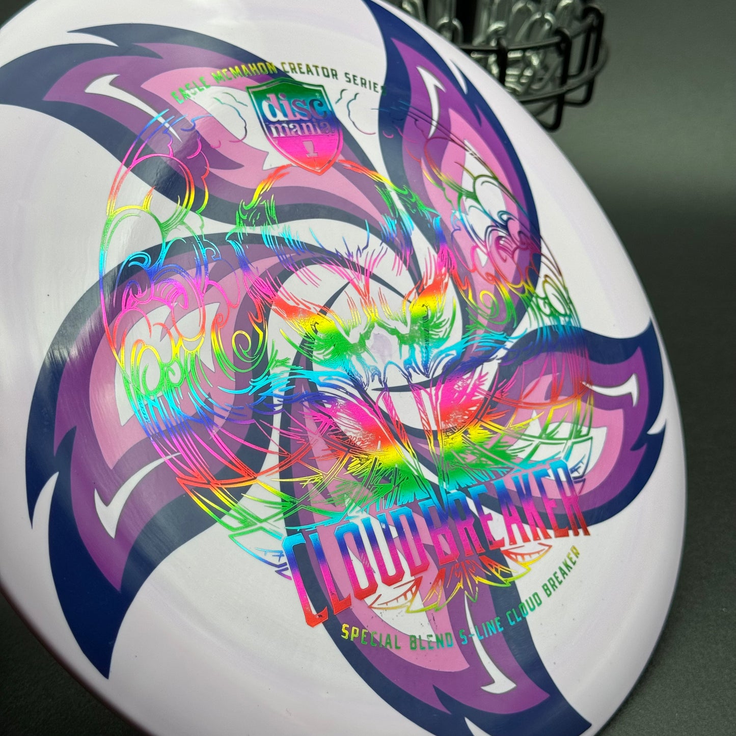 Lore | Discmania Eagle McMahon Creator Series Special Blend S-Line Cloud Breaker | Flat Rainbow/Purple/Pink/Black | 174g