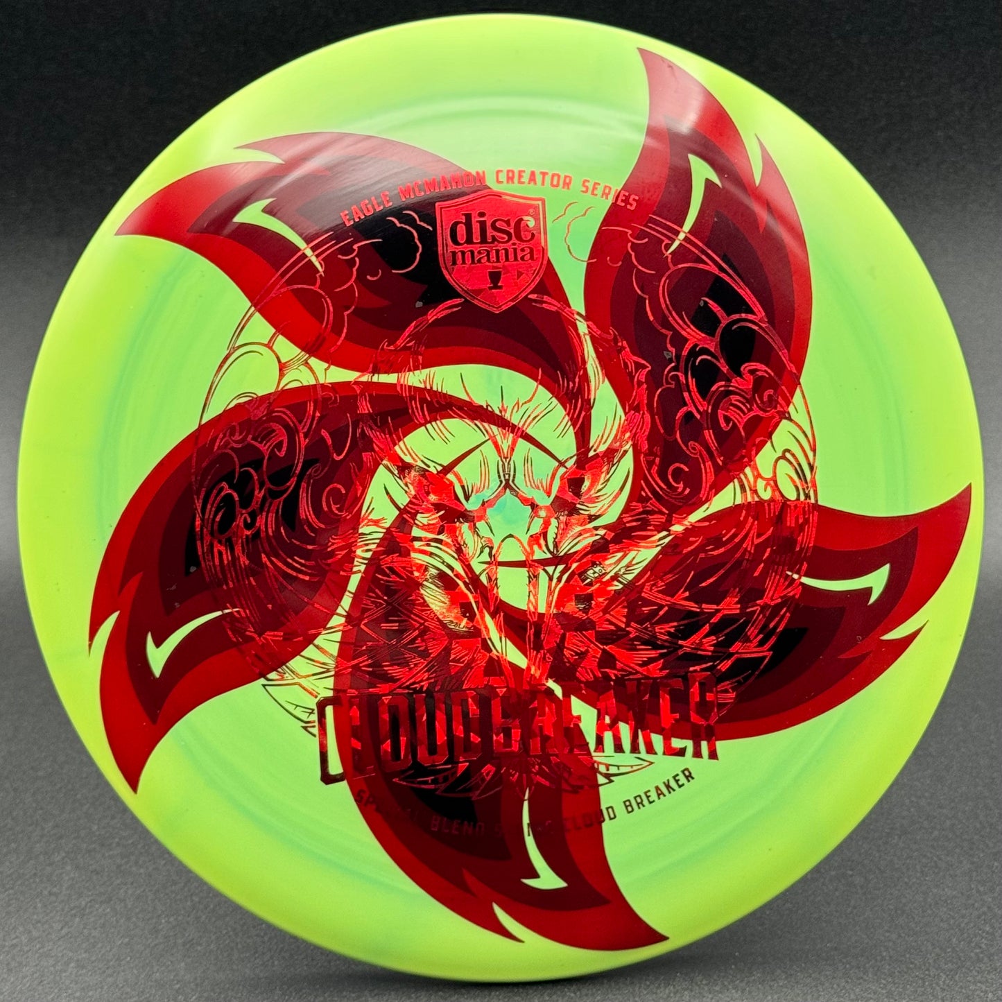 Lore | Discmania Eagle McMahon Creator Series Special Blend S-Line Cloud Breaker | Red Shatter/Black Hidden Stars | 173g