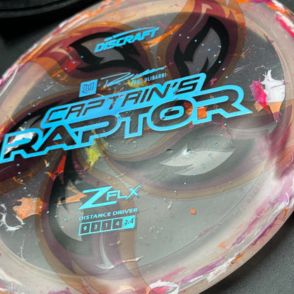 Lore | Discraft Paul Ulibarri Jawbreaker Z FLX Captain's Raptor | Blue Holo/Holo Ghost | 177g