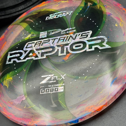 Lore | Discraft Paul Ulibarri Jawbreaker Z FLX Captain's Raptor | Discraft/Holo Ghost | 172g