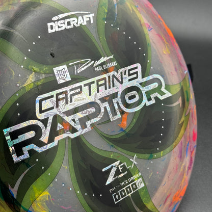 Lore | Discraft Paul Ulibarri Jawbreaker Z FLX Captain's Raptor | Discraft/Holo Ghost | 172g