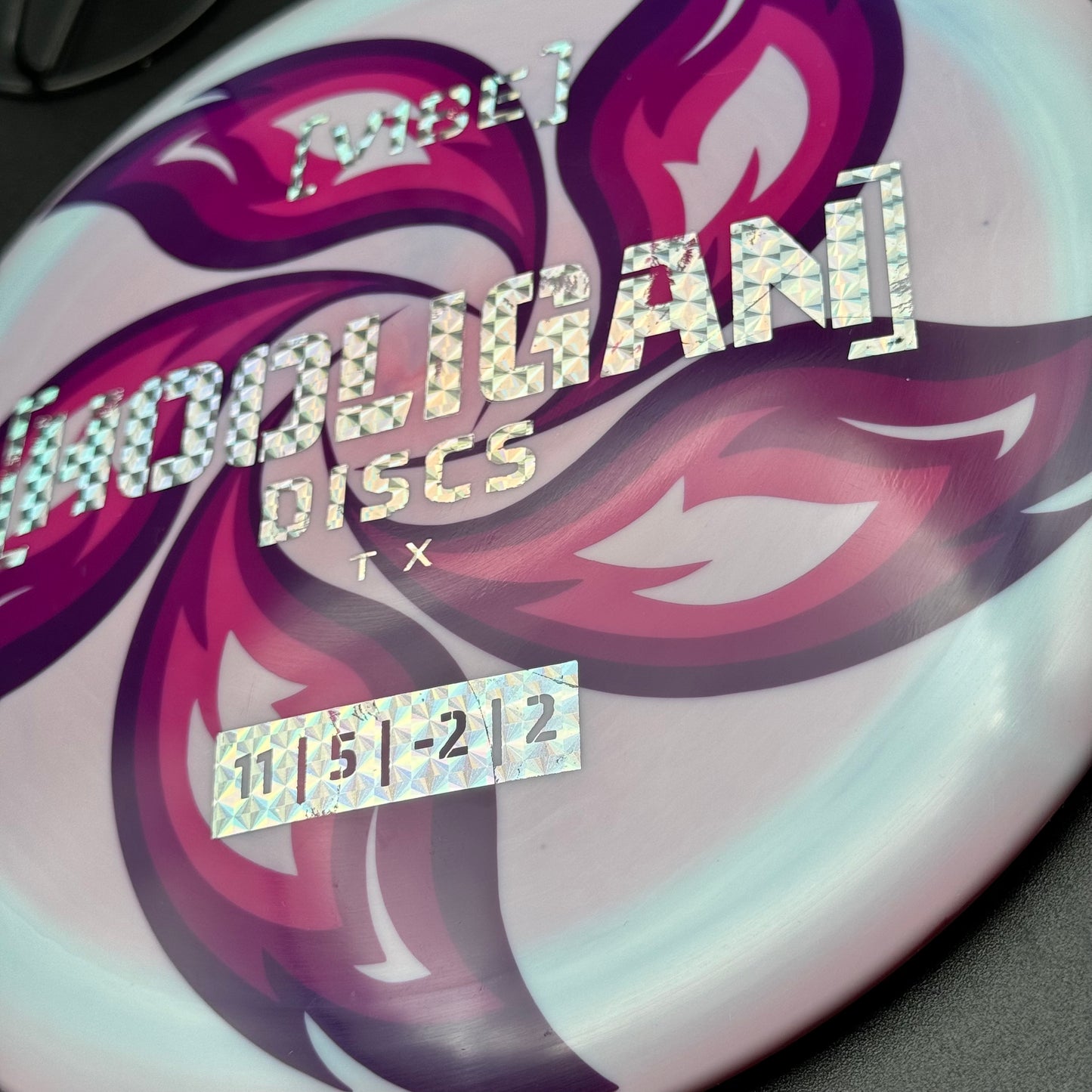 Lore | Hooligan Discs Stock Alpha [VIBE] | Holo Squares/Shatterberry | 175g