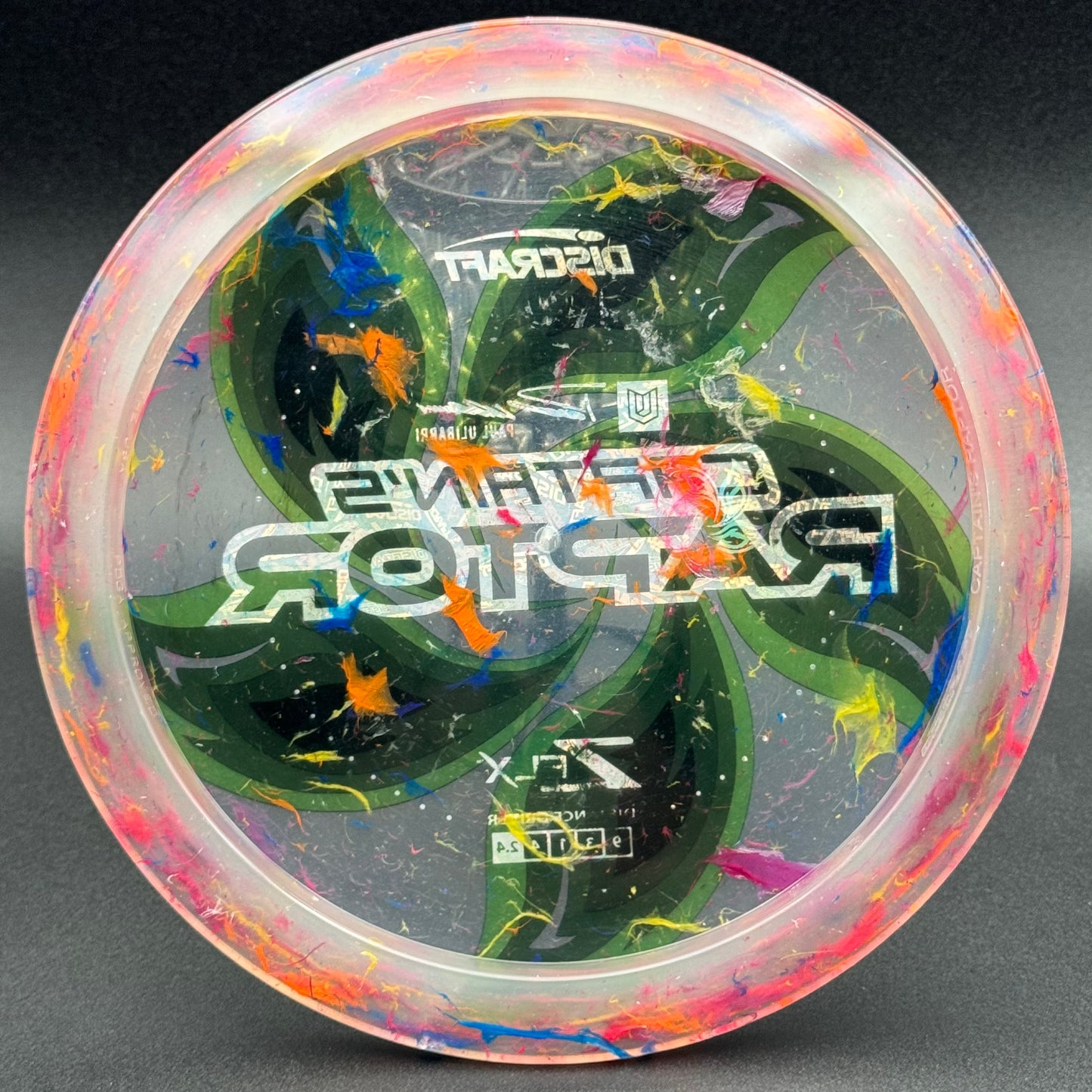 Lore | Discraft Paul Ulibarri Jawbreaker Z FLX Captain's Raptor | Discraft/Holo Ghost | 172g