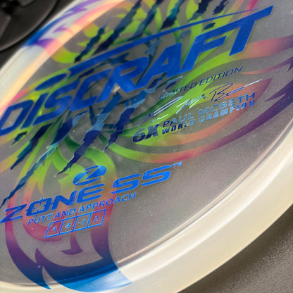 Lore | Discraft Paul McBeth 6x Claw Limited Edition Z Zone SS | Blue Metallic/Blue Camo/Holo Ghost | 175g