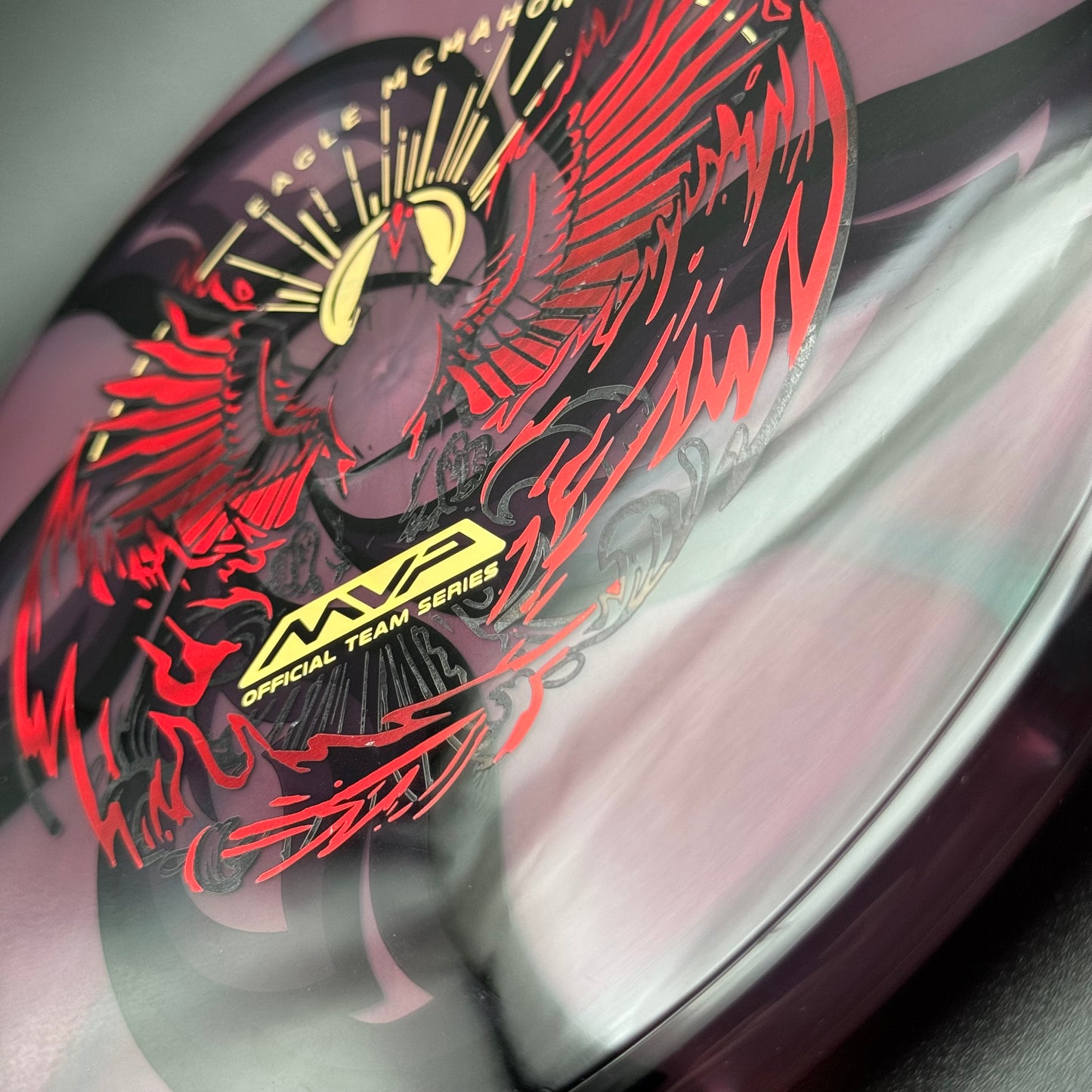 Lore | Axiom Eagle McMahon Team Series Prism Proton Envy | Black/Red/Gold/Holo Ghost | 174g