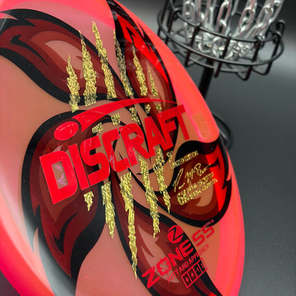 Lore | Discraft Paul McBeth 6x Claw Limited Edition Z Zone SS | Red Metallic/Gold Pixels/Holo Ghost | 174g