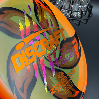 Lore | Discraft Paul McBeth 6x Claw Limited Edition Z Zone SS | Orange Metallic/Summer Sunset/Holo Ghost | 176g
